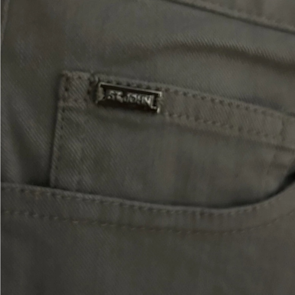 St. John High Rise Skinny Jeans Size 6 Gray Excellent Condition - Picture 6 of 11